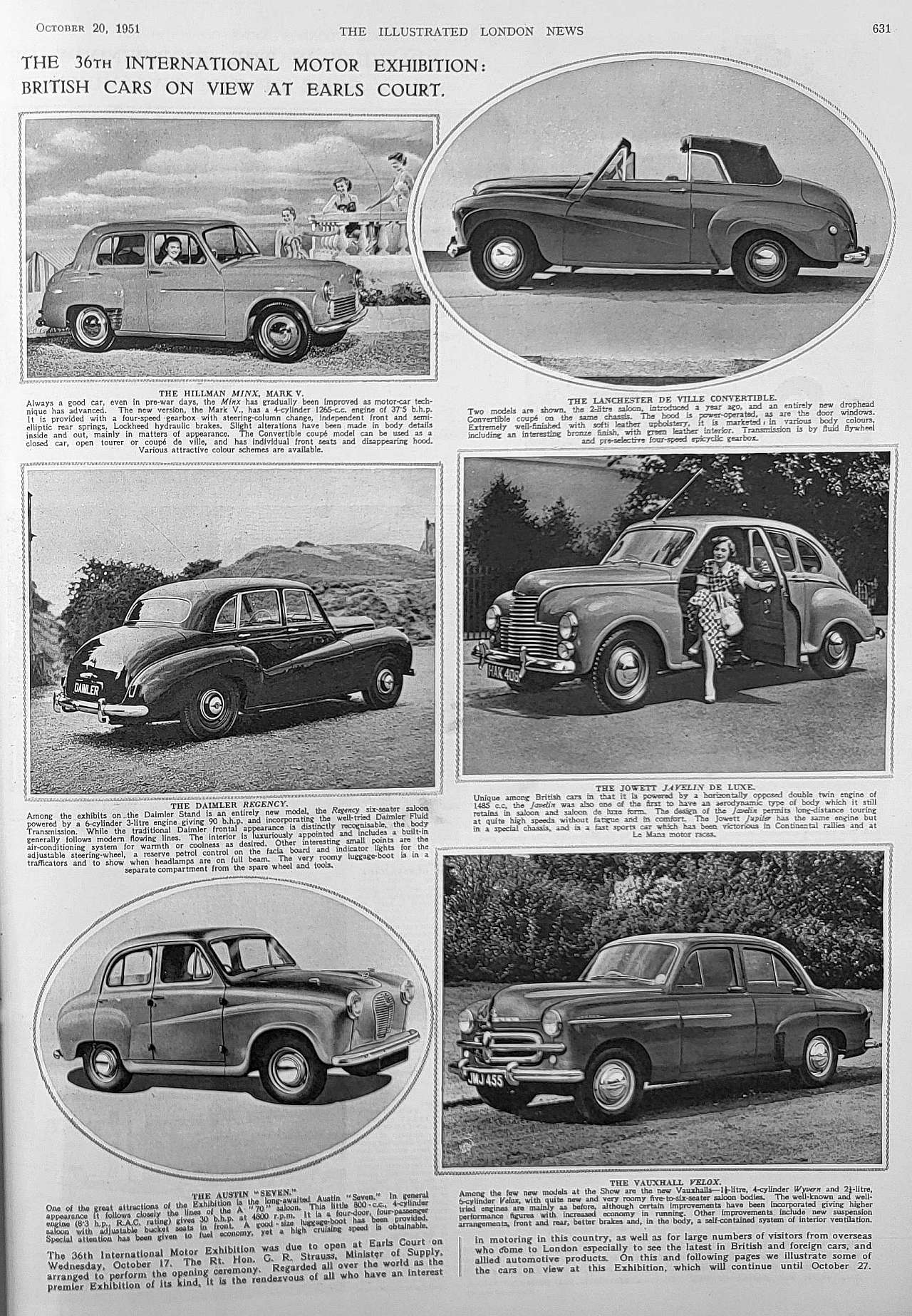 1951 motor show lanchester